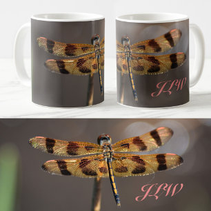 Golden Dragonfly - vacker fotografi Kaffemugg