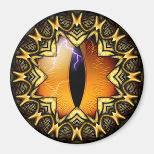 Golden Dragons Öga Magnet
