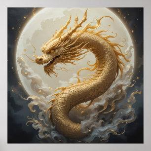 Golden drake poster