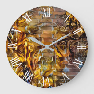 Golden Dream Art Collection Stor Klocka