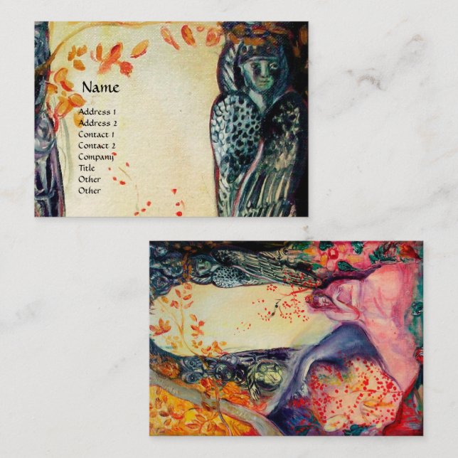 GOLDEN DREAM Yoga Instructor,Meditation,Zen Garden Visitkort (Fram/baksida)