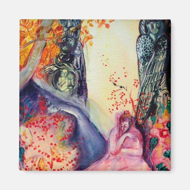 GOLDEN DREAM / Yoga Meditation Zen Garden Magnet (Framsidan)