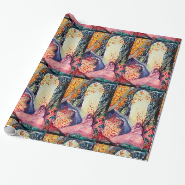 GOLDEN DREAM / Yoga Meditation Zen Garden Presentpapper (Utrullad)