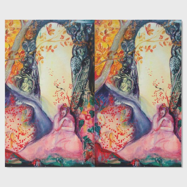 GOLDEN DREAM / Yoga Meditation Zen Garden Presentpapper (Platt)