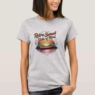 Golden Drift - Retro Sunset State of Mind T Shirt