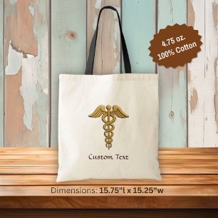 Golden Dubbla Snake Caduceus Tygkasse