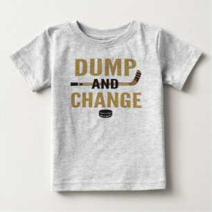Golden Dump och Change Hockey Baby T Shirt