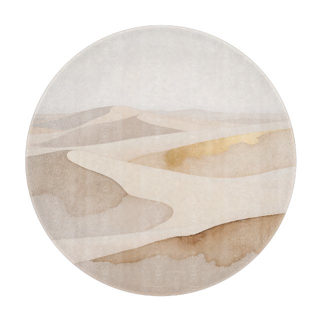 Golden Dunes Abstract Serenity (Framsidan)
