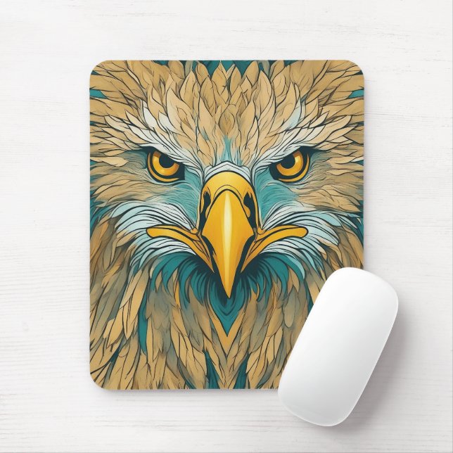 Golden Eagle Artwork Musmatta (Med mus)