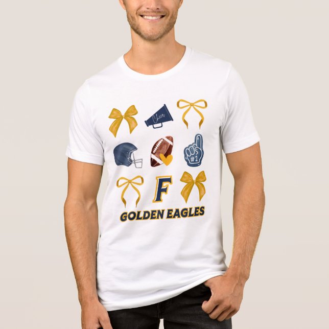 Golden Eagle Bow Tee (Framsida)