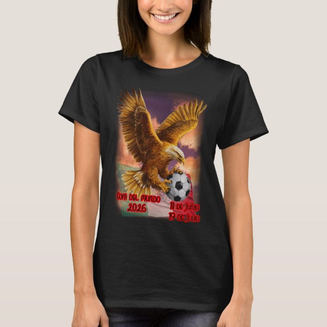 Golden Eagle carrying the Soccer's ball on a T Shirt (Framsida)