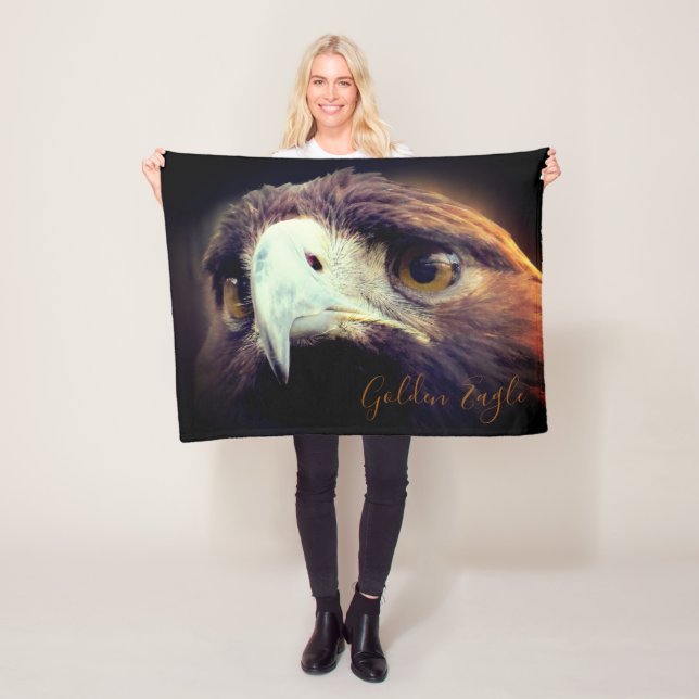 Golden Eagle [Fleece Blanket] Fleecefilt (På plats)