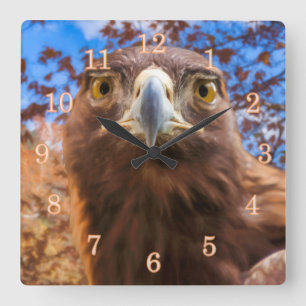 Golden Eagle GOLDEN ÖGA Fyrkantig Klocka