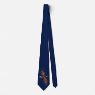Golden Eagle in Flight Tie Dubbla Sided (flottan) Slips