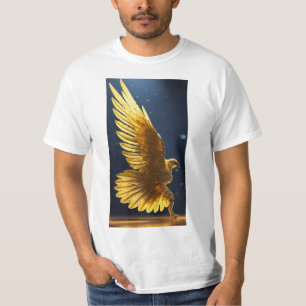 "Golden Eagle: Majestic Raptor of the Himlar" T Shirt