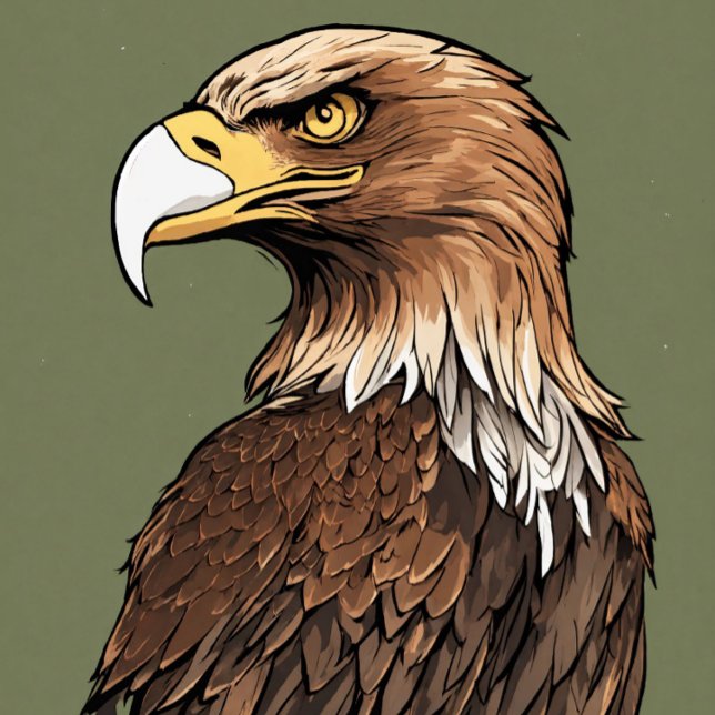 Golden Eagle Majesty Inclusive Printing t-shirt (Skapare uppladdad)