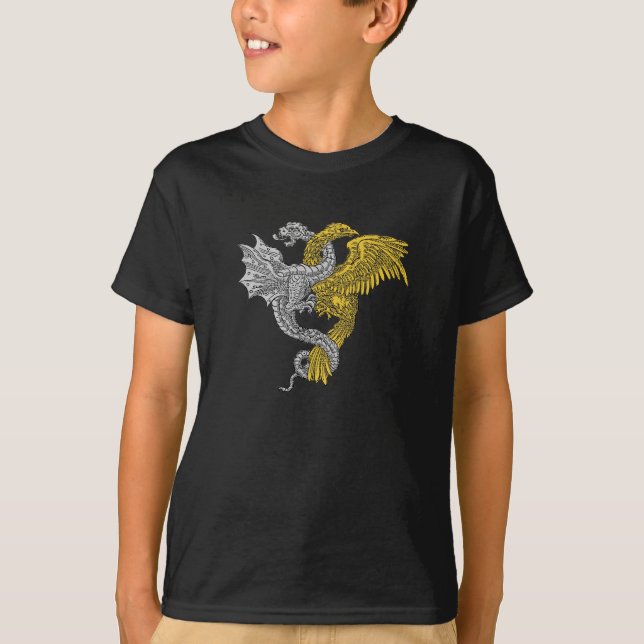 Golden Eagle och Silver Dragon Tee (Framsida)