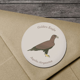 Golden Eagle Runt Klistermärke