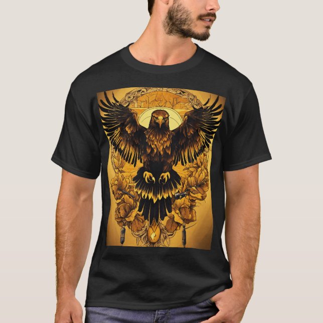 Golden Eagle T Shirt (Framsida)