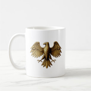Golden Eagle T-Shirt Design Majestic Bird Graph Kaffemugg