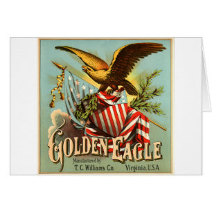 Golden Eagle Tobacco 1900 Hälsningskort