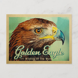 Golden Eagle-vykort - Världsfågelns vilt Vykort