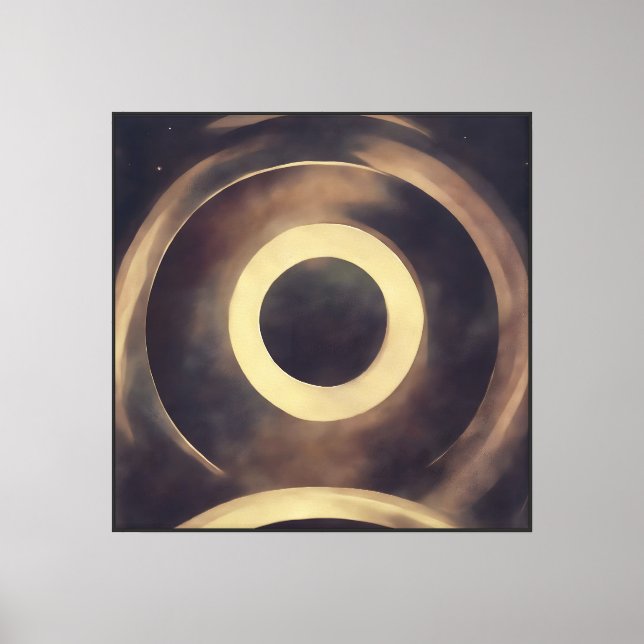 Golden Eclipse Canvastryck (Framsida)