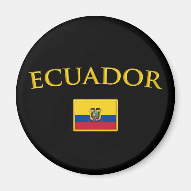 Golden Ecuador Magnet (Framsidan)