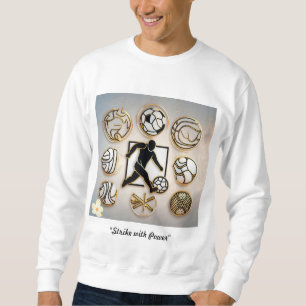 "Golden Edge Athletics" Lång Ärmad Tröja