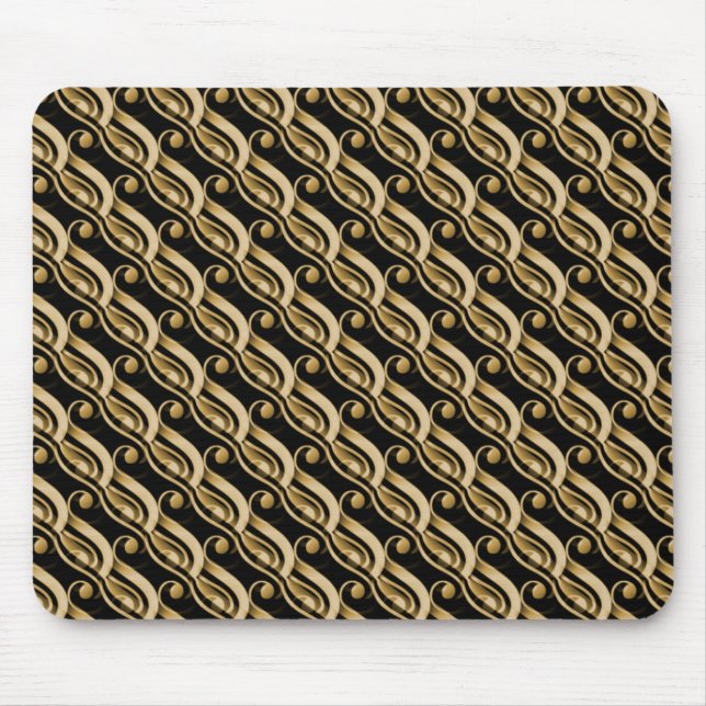 Golden Effortless Charm Mousepad Musmatta (Framsidan)