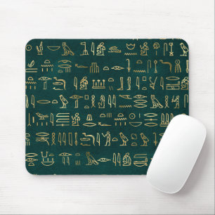 Golden Egyptian Hieroglyphs Typography Egypten Musmatta