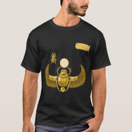 Golden Egyptian Scarab T Shirt