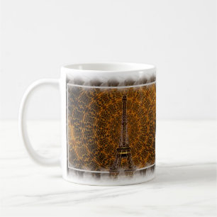 Golden Eiffel Torn Kaffemugg
