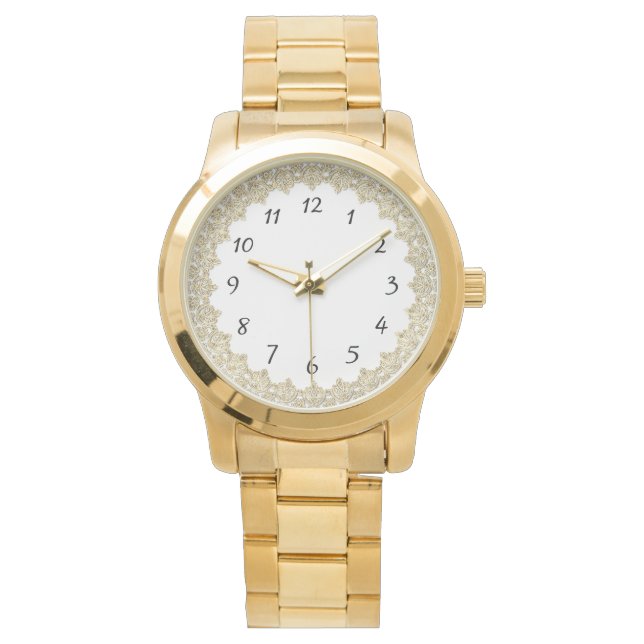 Golden Elegance Armbandsur (Framsida)
