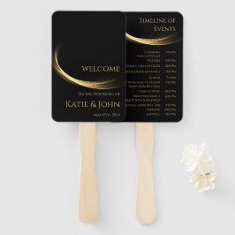 Golden Elegance-Bröllopsprogram-