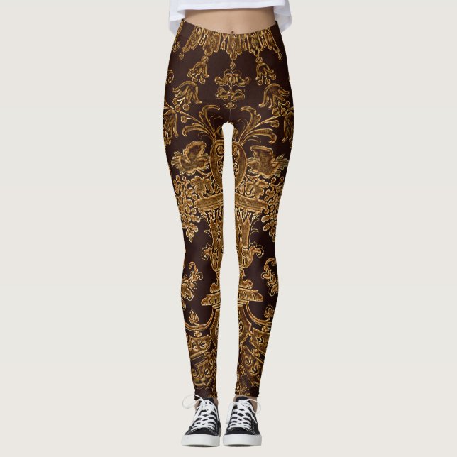 Golden elegance leggings (Framsida)
