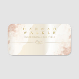 Golden elegance namnbricka