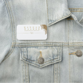 Golden elegance namnbricka