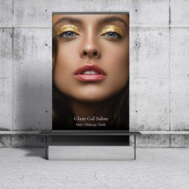 Golden Elegance Salon Poster (Skapare uppladdad)