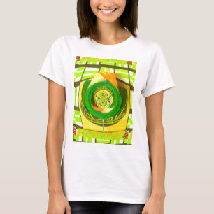 Golden Elegance: Snygg afrikansk Gul ros Art Tröja