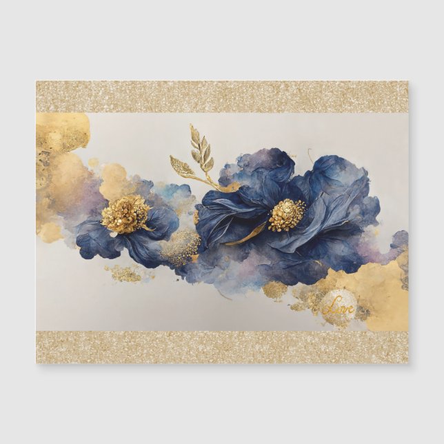 Golden Elegant Flower (Framsida)