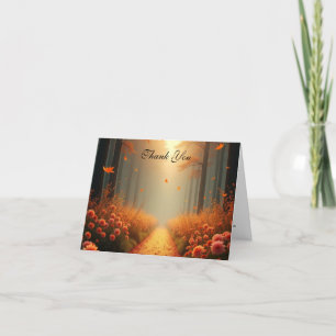 Golden Ember Autumn Woodland Stroll Tack Kort