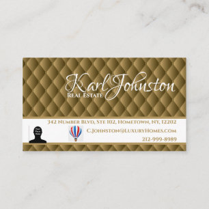 Golden Embossed Luxury Mönster  Visitkort