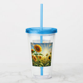 Golden Embrace Sunflower  Take Away Mugg