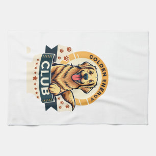 Golden Energy Club Golden Retriever Vintage Hund L Kökshandduk
