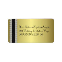 Golden Engraved Titta Bröllop