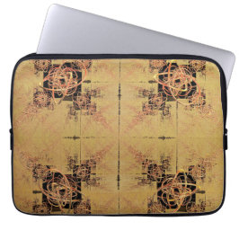 Golden Entanglement Laptop Fodral