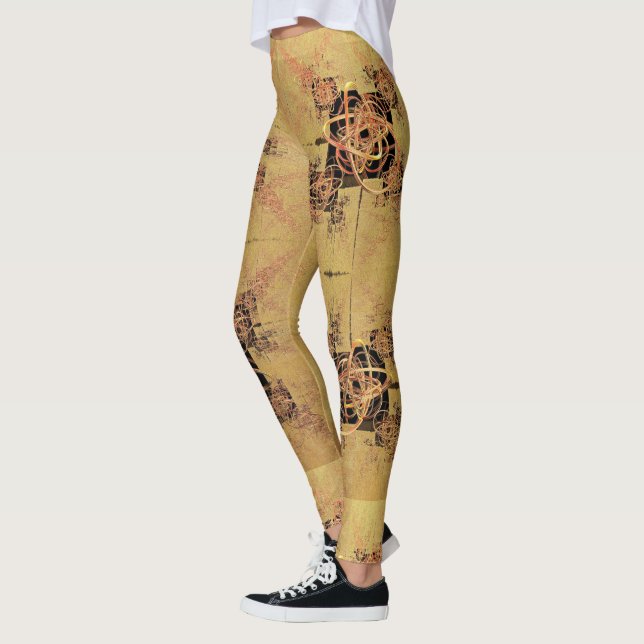 Golden Entanglement Leggings (Vänster)