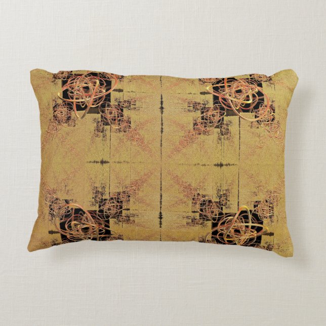 Golden Entanglement Prydnadskudde (Baksidan)