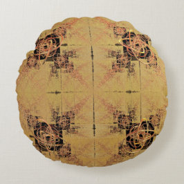 Golden Entanglement Rund Kudde